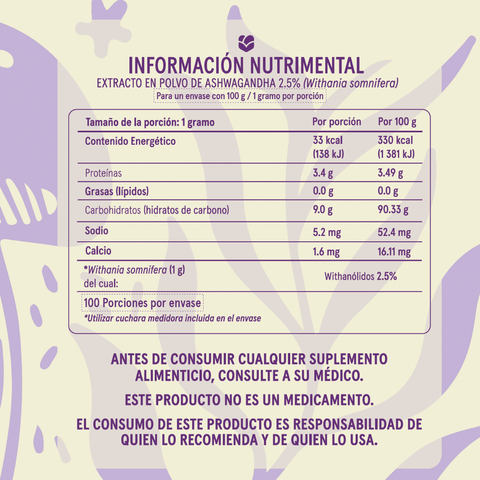 Ashwagandha Extracto