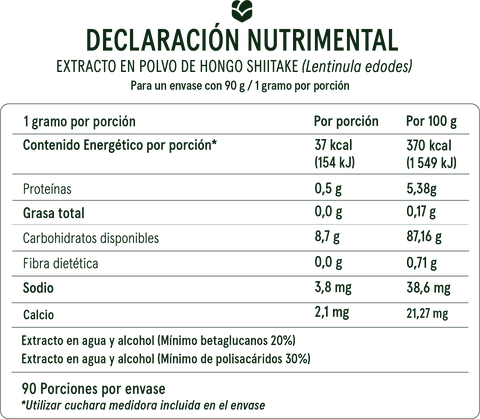 DECLARACIÓN NUTRIMENTAL