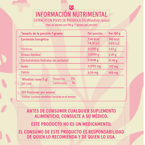 Rhodiola Extracto