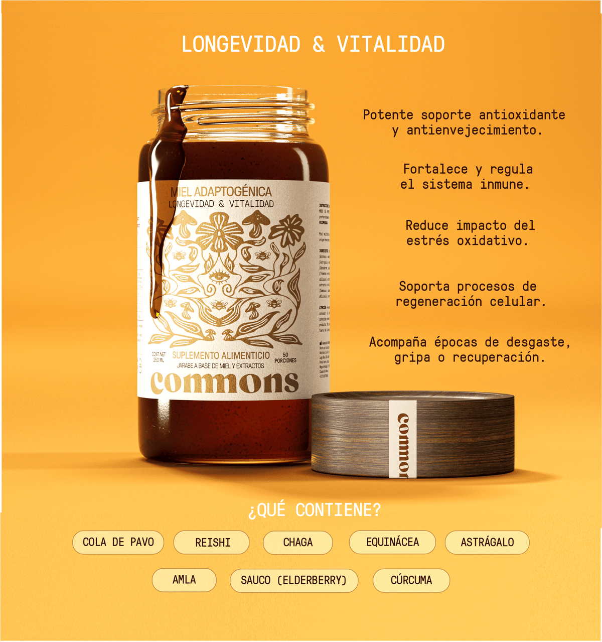 Miel Longevidad y vitalidad